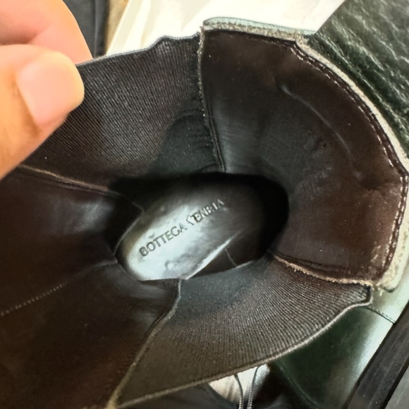 100% AUTHENTIC BOTTEGA CHELSEA BOOTS OLIVE/BLACK SZ 40 (US 7/8) main image 7